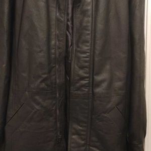 Mens Cooper Leather Coat